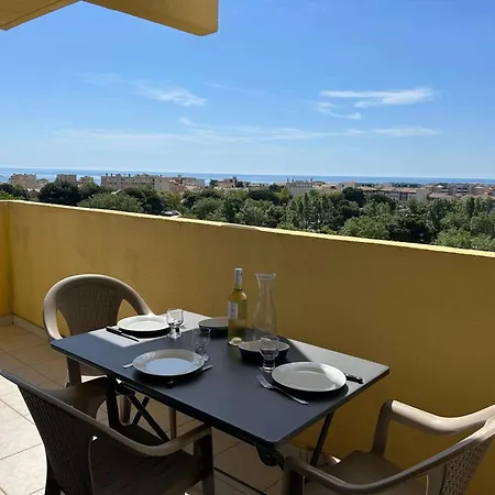 Apartament T3, Vue Mer, 3e Etage, Hauts De Narbonne-Plage